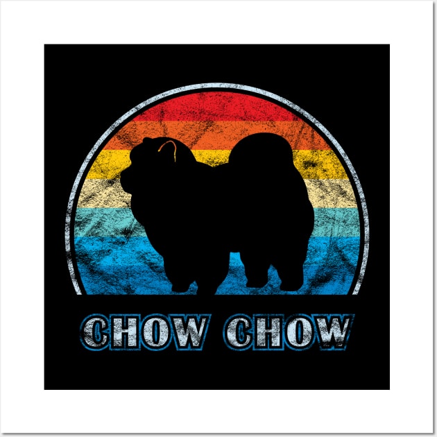 Chow Chow Vintage Design Dog Wall Art by millersye